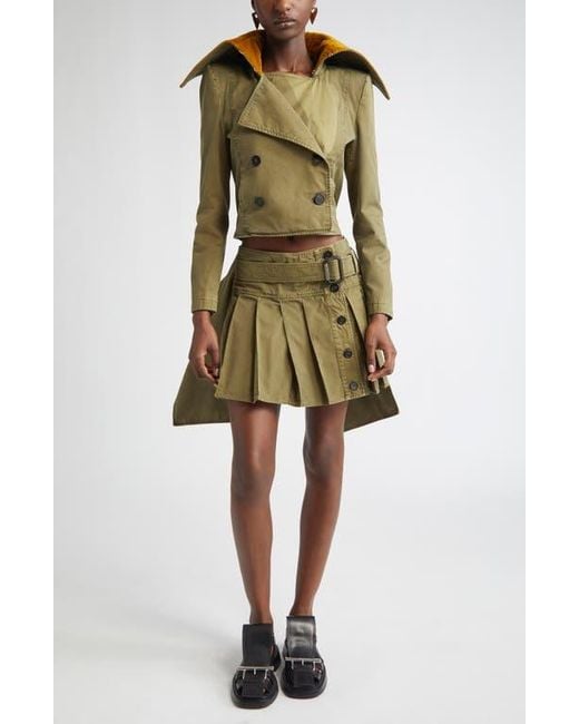 green emerald velvet dress Original Alexander McQueen main image 0