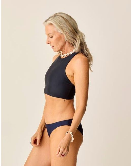 Carve Designs Women's Blue Sanitas 2.0 Compression Bottom bikinis