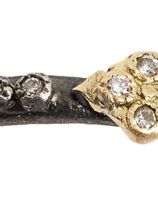 Armenta Metallic Old World Crivelli Diamond Stack Ring
