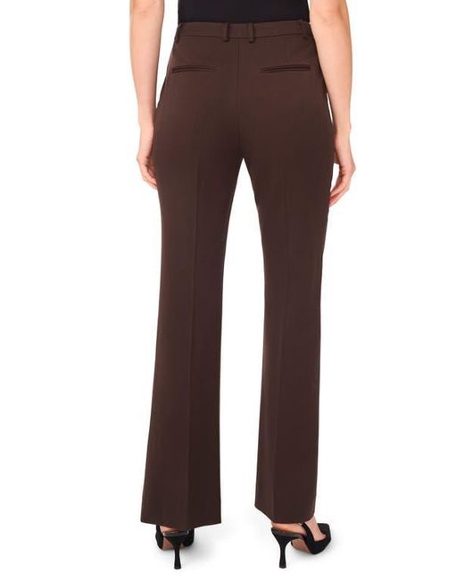 Halogen® Brown Slim Fit Flare Leg Pants