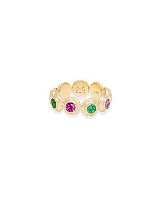 Campbell + Charlotte White Evolve Stacking Ring