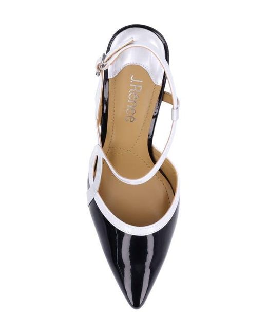 J. Reneé White Aldonsa Ankle Strap Pointed Toe Pump