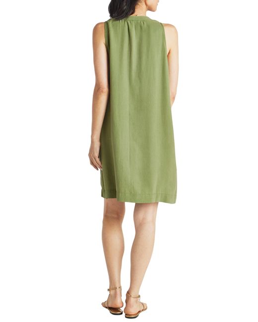 Splendid Green Maren Sleeveless Shift Dress