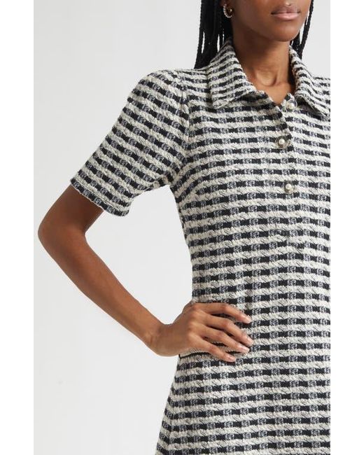 Ramy Brook Multicolor Marcella Metallic Bouclé Minidress