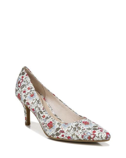LifeStride Shoes Sevyn Floral Pump in White Lyst