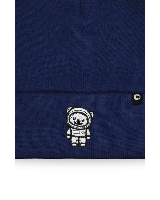 Alix Blue Ice Bear Beanie for men