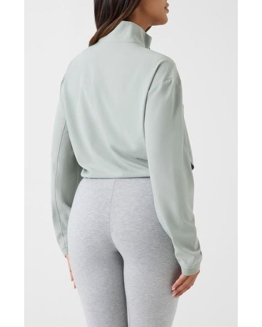 Guess Gray Selene Zip Front Jacket