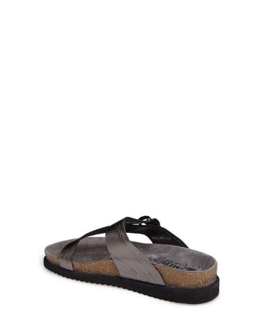 Mephisto Brown Helen Toe Loop Sandal