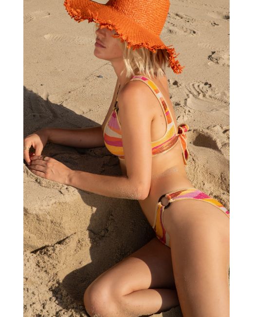 Becca Orange Canyon Sunset Bikini Top