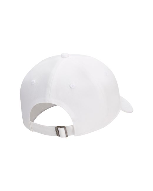 Nike White Club Futura Wash Baseball Cap for men