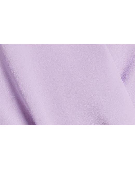 NIKKI LUND Purple Golriz Wrap Tie Waist Sleeveless Top