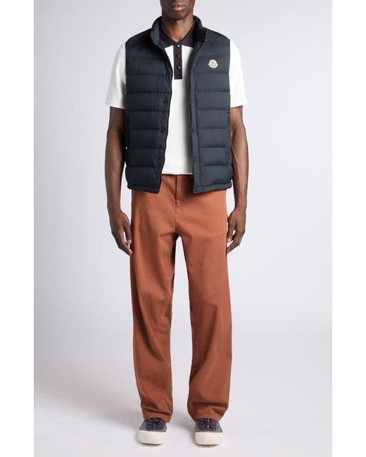 Moncler Blue Barthe Down Puffer Vest for men