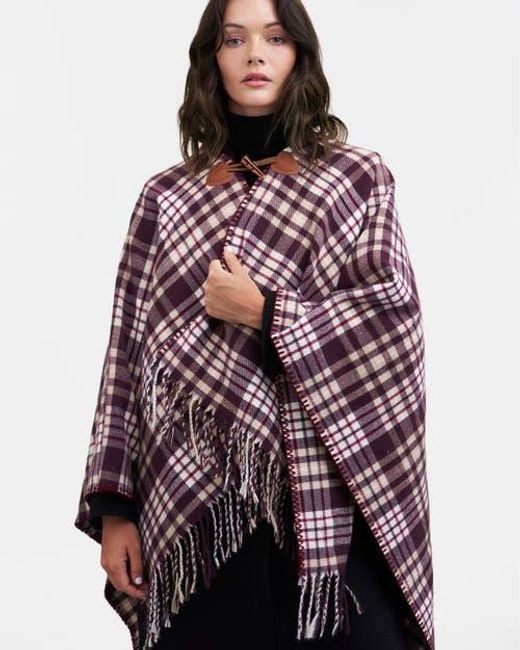 Fable England Red Check Cape