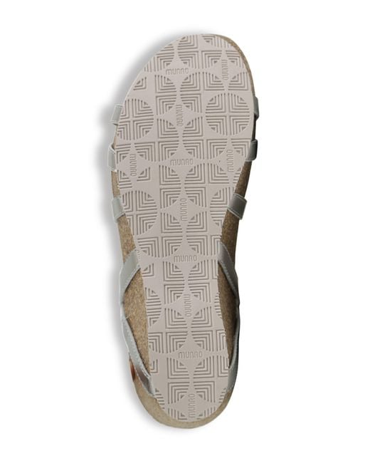 Munro White Tarifa Strappy Wedge Sandal