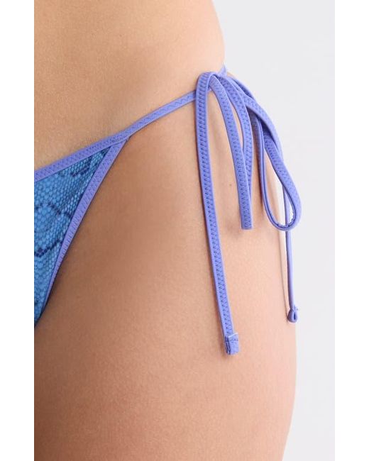 PacSun Blue Corinne Side Tie Bikini Bottoms