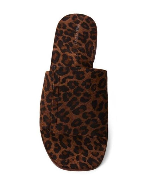 Free People Brown Verona Slide Sandal