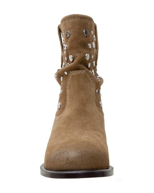 Linea Paolo Brown Terry Studded Slouchy Bootie