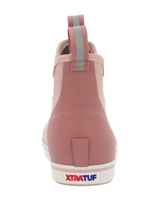 XtraTuf Pink 6-Inch Ankle Deck Boot