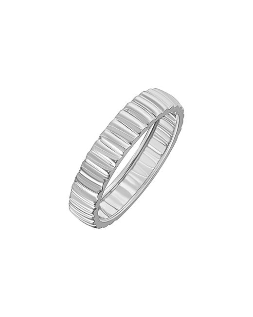 Bony Levy White 14K Fluted Stackable Band Ring (Nordstrom Exclusive)