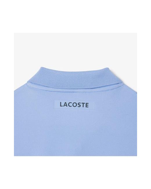 Lacoste Blue Half Zip Polo for men