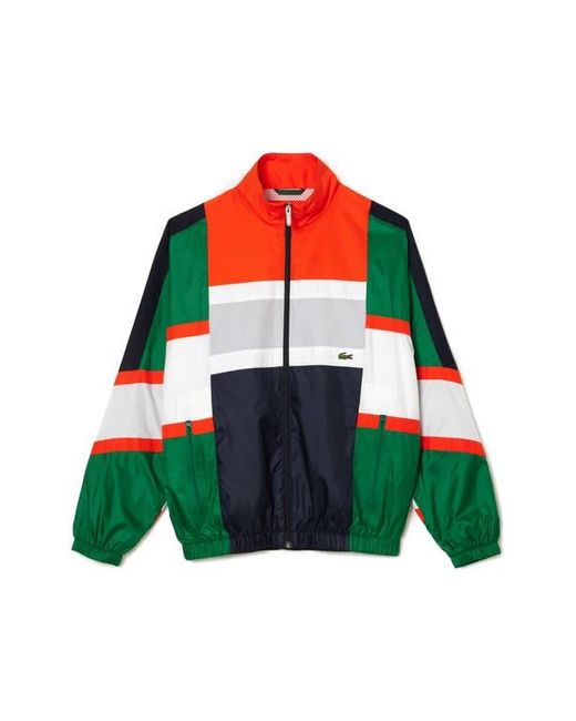 Lacoste Green Colorblock Windbreaker for men