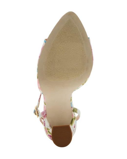 Steve Madden Pink Beki Ankle Strap Pointed Toe Sandal