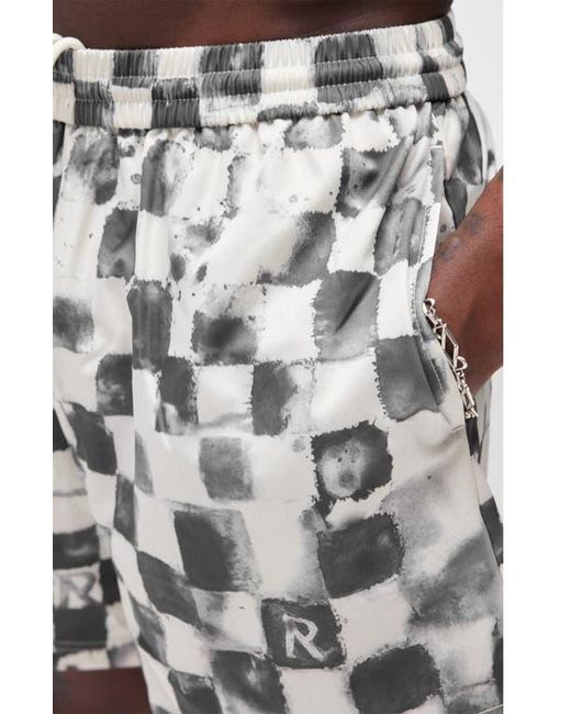 Represent Multicolor Poolside Check Swim Trunks for men