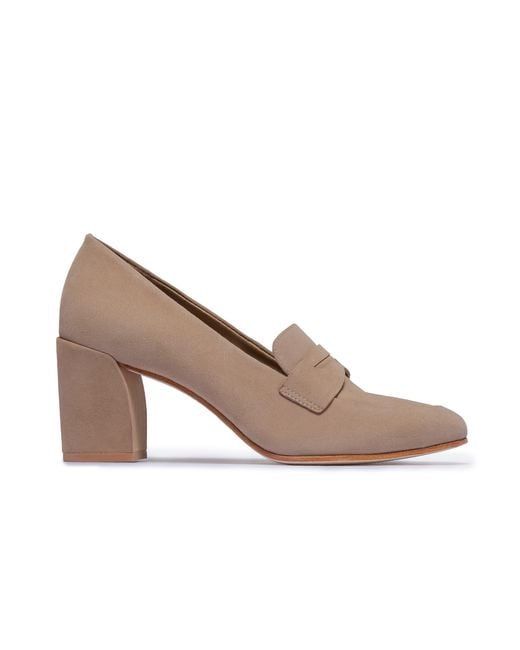 Bernardo White Nevaeh Loafer Pump