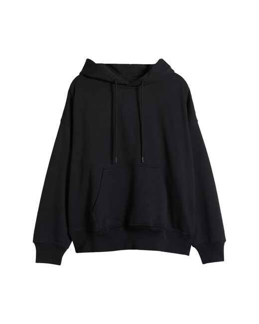 Purple Brand Black Oversize Cotton French Terry Hoodie