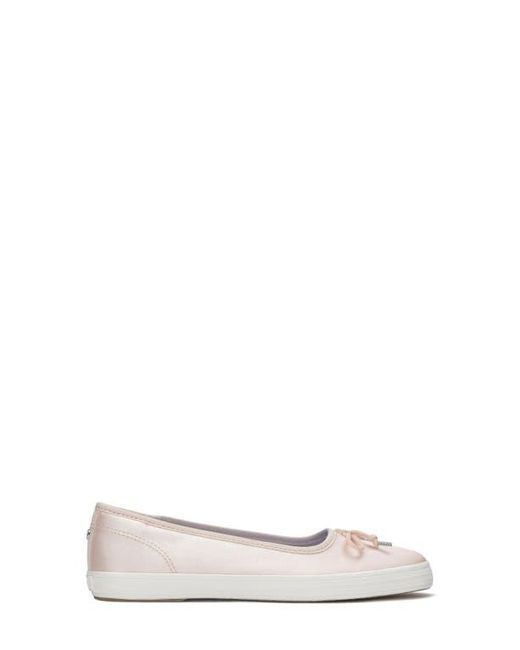 Keds White Maisie Flat
