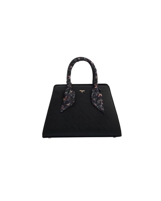 Fable England Black Grace Structured Tote