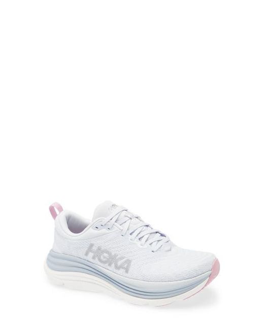Hoka One One White Gaviota Running Shoe