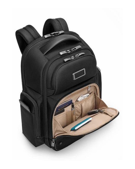 Briggs & Riley Black Medium Work Cargo Backpack