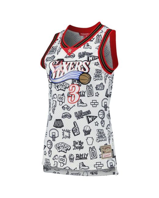 Mitchell & Ness Swingman Allen Iverson Philadelphia 76ers 2002-03 Jersey