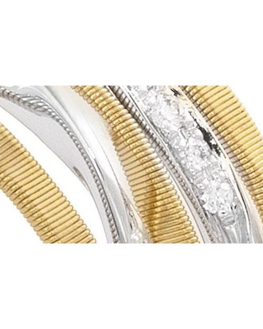 Marco Bicego Metallic Marrakech Diamond Stack Ring