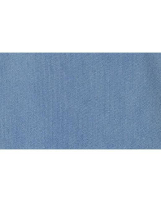 Balenciaga Blue Tape Logo Distressed Cotton Hoodie for men
