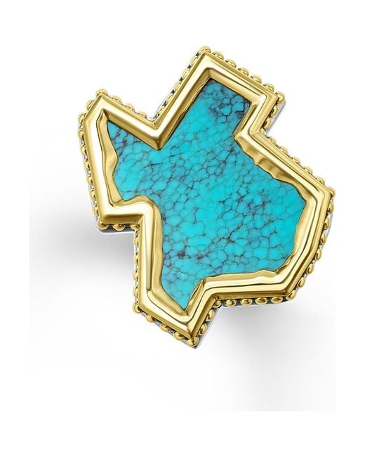 Lagos Blue Anthem Texas Ring
