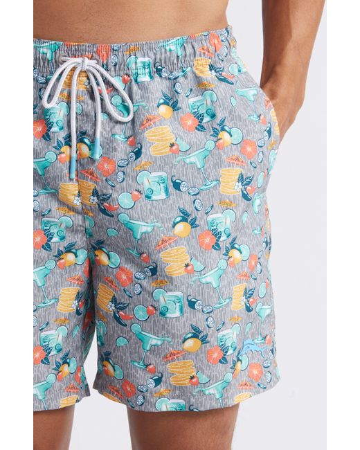 Tommy Bahama Blue Naples Tales Of A Cocktail Swim Trunks for men