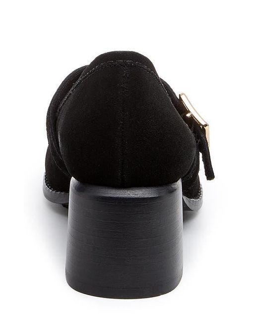 Kelsi Dagger Brooklyn Black Caleb T-Strap Pump