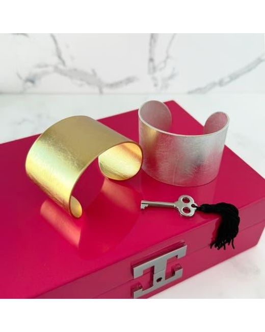 Youzey Yellow Hammered Cuff
