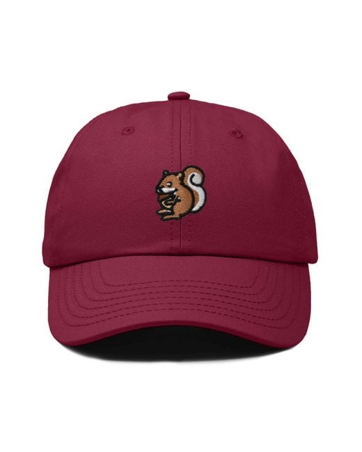 Alix Squirrel Embroidered Outdoor Cap for men