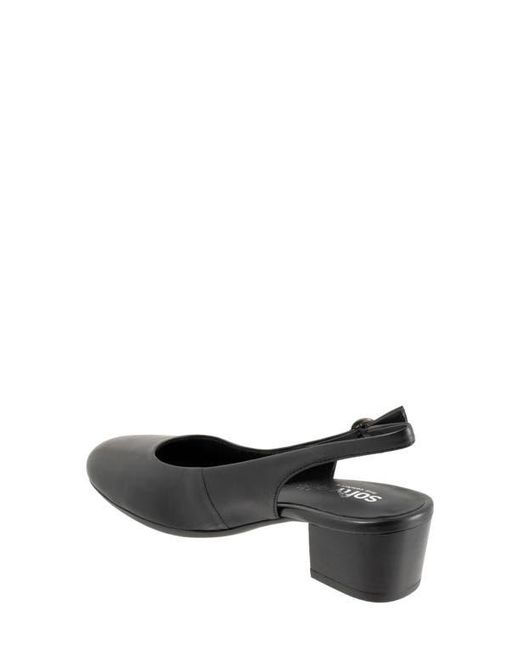 Softwalk® Black Largo Slingback Pump