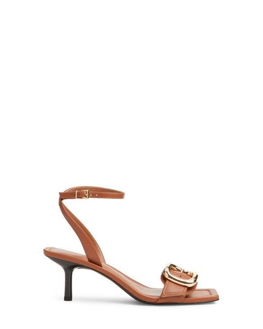 Nordstrom Brown Simone Ankle Strap Sandal