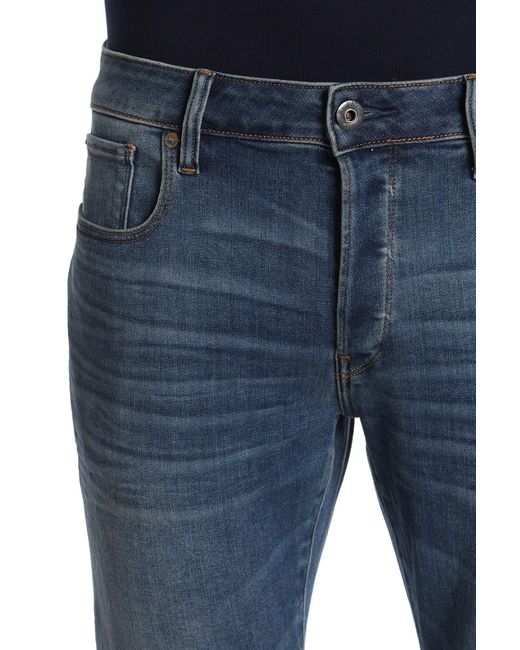 G-Star RAW Blue 3301 Slim Leg Jeans for men