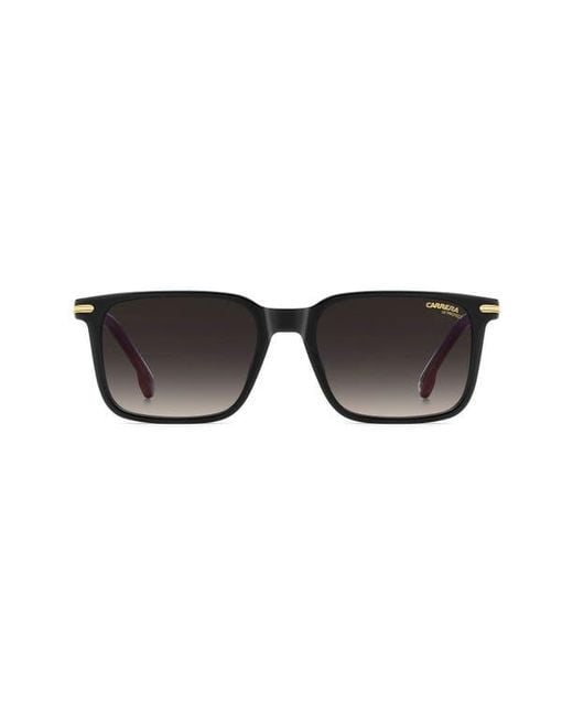 Carrera Black Ca 391/S/Us 53Mm Rectangular Sunglasses for men