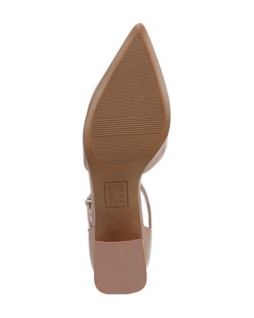 Naturalizer Pink Maddox Ankle Strap Pointed Toe Pump
