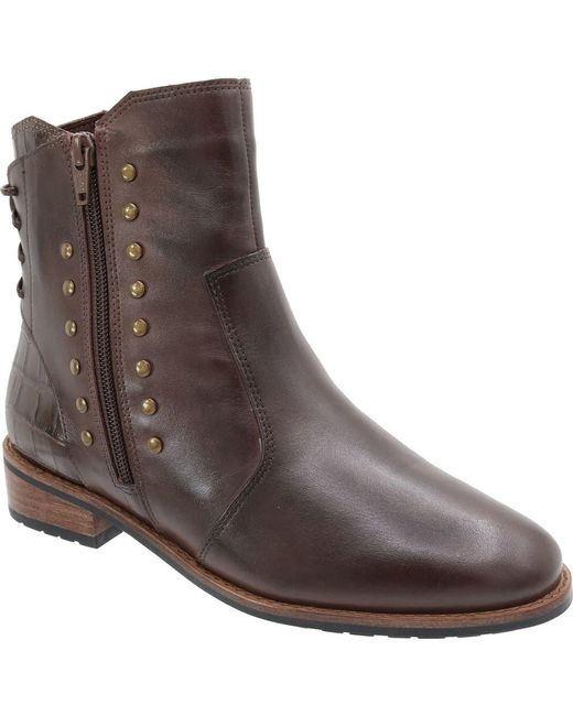David Tate Brown Maestro Waterproof Stud Bootie