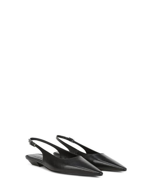 Sam Edelman Black Netty Slingback Pointed Toe Flat