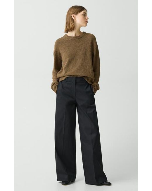 Theory Blue Classic Stretch Cotton Pants