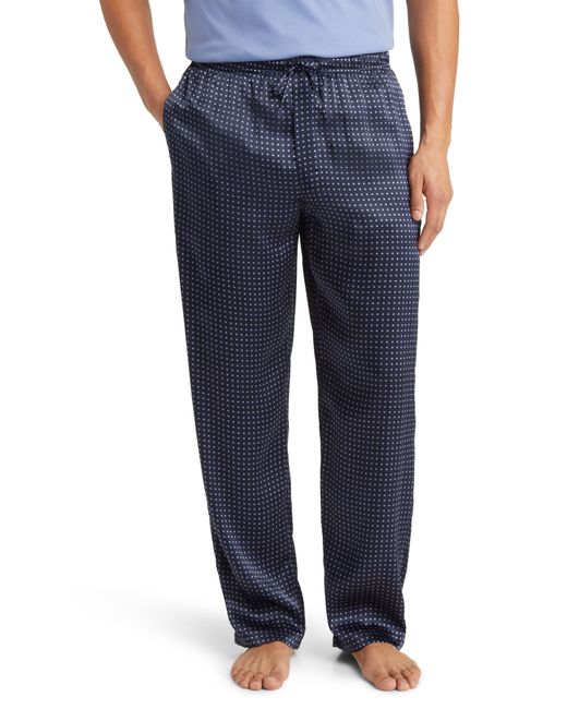 Majestic International Silk Charmeuse Pajama Pants in Blue for Men Lyst